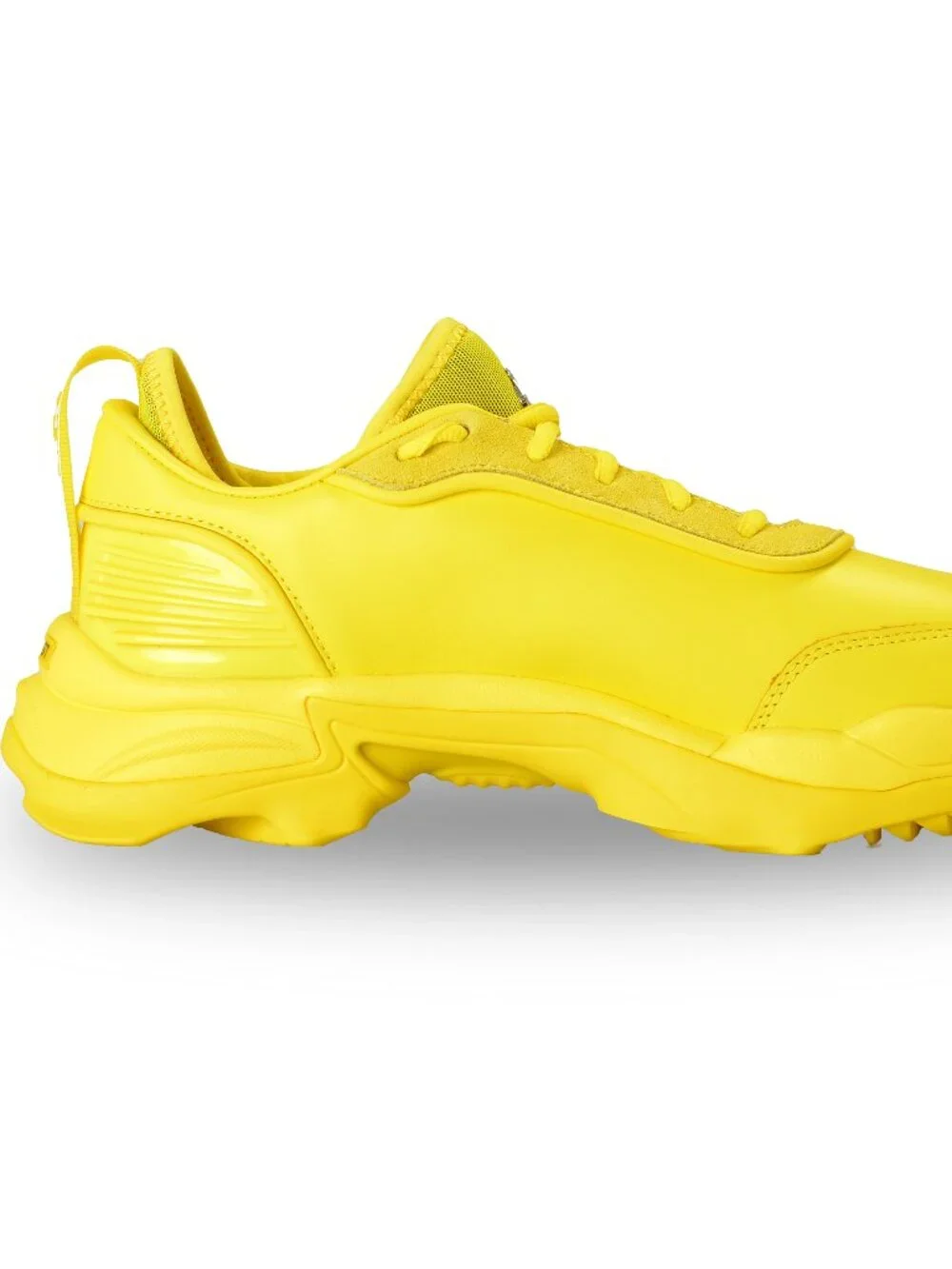 Puma X Scuderia Ferrari Nitefox Yellow Leather Sneakers Shoes US10.5 UK9.5 EU 44